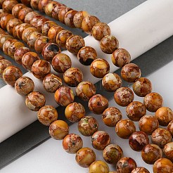 Natural Imperial Jasper Beads Strands&nbsp;G-I122-8mm-M-01