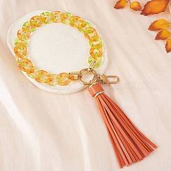 Chain Link Wristlet Keychain&nbsp;HJEW-SW00014-02