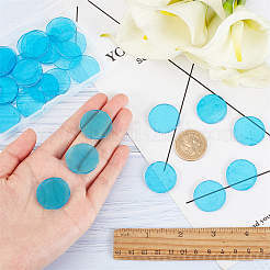 30Pcs Colored Glass Mosaic Tiles&nbsp;DIY-OC0009-40F