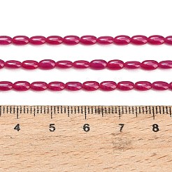 Lab Grown Red Corundum Beads Strands&nbsp;GG-CBAC488-02A