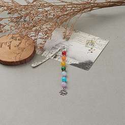 Tibetan Style Alloy Bookmarks for Halloween's Day&nbsp;AJEW-JK00165-04