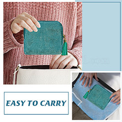Velvet Jewelry Storage Zipper Pouches&nbsp;ABAG-WH0063-117B