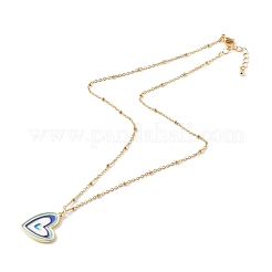 304 Stainless Steel Enamel Stud Earrings & Pendant Necklaces Jewelry Sets&nbsp;SJEW-JS01196-01