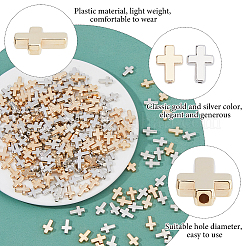 300Pcs 2 Colors CCB Plastic Beads&nbsp;CCB-DC0001-12