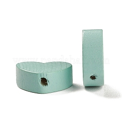 Spray Painted Natural Maple Wood Beads&nbsp;X-WOOD-M007-11