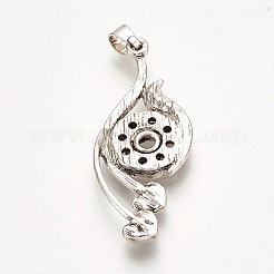 Alloy Rhinestone Snap Pendant Making&nbsp;ALRI-Q233-22