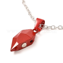 Rack Plating Alloy Heart Pendant Necklaces Sets&nbsp;NJEW-B081-08B