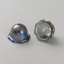 UV Plating Acrylic Bead Caps&nbsp;OACR-CJC0008-09B