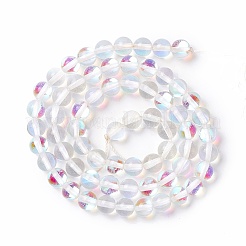 Synthetic Moonstone Beads Strands&nbsp;G-E573-02A-14