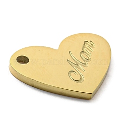 Mother's Day Ion Plating(IP) 316L Surgical Stainless Steel Pendants&nbsp;STAS-M317-03G