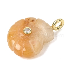 Natural Topaz Jade Carved Pendants&nbsp;X-G-C282-01M