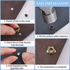 300Pcs Iron Rivets&nbsp;FIND-GF0007-42A