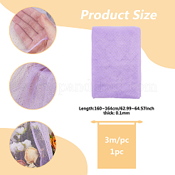 Polyester Mesh Lace Fabric&nbsp;DIY-WH0504-430C