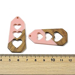 Resin and Walnut Pendants&nbsp;WOOD-I013-06C