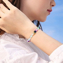 30Pcs 6 Colors Tibetan Style Alloy Beads&nbsp;TIBEB-YW0001-28