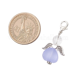 Heart Angel Acrylic Pendant Decorations&nbsp;HJEW-JM03566-02