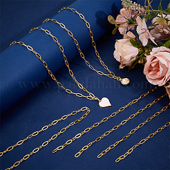 11.25M Brass Paperclip Chains&nbsp;CHC-BC0001-27G
