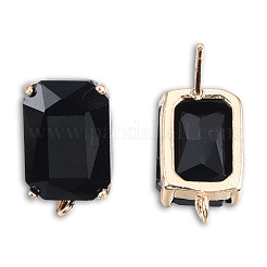 K9 Glass Stud Earring Findings&nbsp;GLAA-N038-50