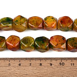 Natural Multi-Color Agate Beads Strands&nbsp;G-Q606-75