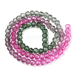 Transparent Glass Beads Strands&nbsp;GLAA-E036-07J