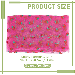 2Pcs Polyester Gauze Fabric&nbsp;DIY-ME0003-12