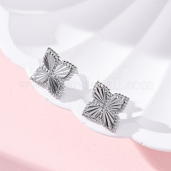 Brass Stud Earrings&nbsp;EJEW-D288-13P