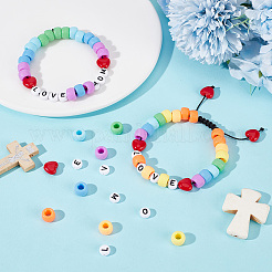 DIY Imitation Plastic & Acrylic Beads Bracelet Jewelry Making Kits&nbsp;DIY-SP0002-80