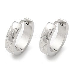 304 Stainless Steel Hoop Earrings for Women&nbsp;EJEW-C096-56P