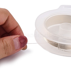 Round Copper Wire for Jewelry Making&nbsp;LS-CWIR-WH0001-0.3mm-04-1