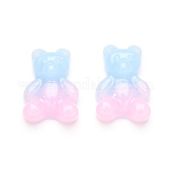 Gradient Color Opaque Resin Cabochons&nbsp;CRES-R196-01B