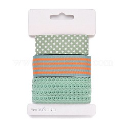 9 Yards 3 Styles Polyester Ribbon&nbsp;SRIB-A014-C02