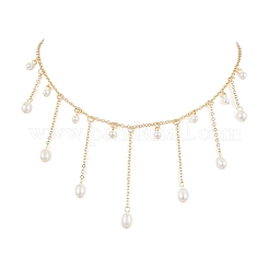 Shell Pearl Necklaces&nbsp;X1-NJEW-TA00186