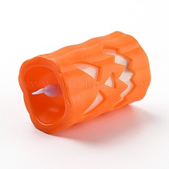 Halloween Resin LED Skull Light&nbsp;AJEW-Z004-01C