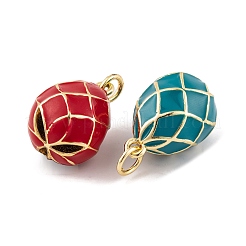 Brass Enamel Pendants&nbsp;KK-E112-18G