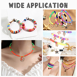 Handmade Polymer Clay Bead Strands&nbsp;CLAY-PH0001-24