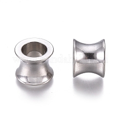 Tarnish Resistant 201 Stainless Steel European Beads&nbsp;STAS-F250-01P-A
