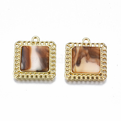 Rack Plating Alloy Pendants&nbsp;PALLOY-T077-119LG-RS
