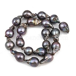 Dyed Natural Baroque Keshi Pearl Beads Strands&nbsp;PA-CBAFEE8-14