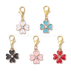 Alloy Enamel Pendant Decorations&nbsp;HJEW-JM04192