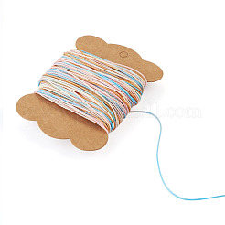 50M Gradient Color Waxed Polyester Cords&nbsp;YC-TADJ0001-04A