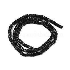 Natural Black Onyx Beads Strands&nbsp;G-G345-C37-2x4mm