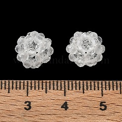 Natural Quartz Crystal Rock Crystal Woven Beads&nbsp;GG-CBA2E9C-F32-02