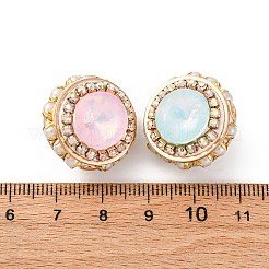 Handmade Resin Indonesia Round Beads&nbsp;IPDL-P005-02KCG-M
