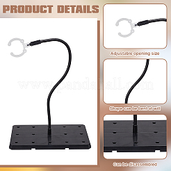 Plastic Assembled Action Figure Display Holders&nbsp;ODIS-WH0043-79