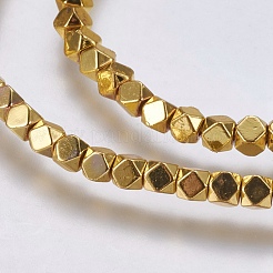 Electroplate Non-magnetic Synthetic Hematite Bead Strands&nbsp;X-G-K237-08I