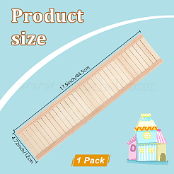 Rectangle Wood Wainboard Skirting&nbsp;DIY-WH0430-756A