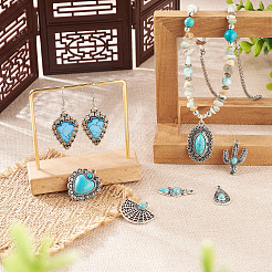 24Pcs 12 Styles Synthetic Turquoise Pendants&nbsp;FIND-TA0001-79