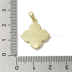 Brass Pave Shell Pendants&nbsp;X-KK-I708-14H-G