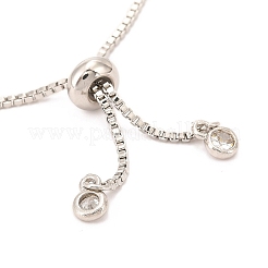 Adjustable Brass Micro Pave Cubic Zirconia Tennis Bracelets&nbsp;BJEW-F416-03P