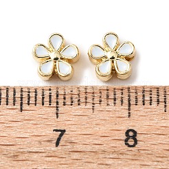 Brass Enamel Beads&nbsp;KK-L179-05G